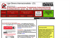 Desktop Screenshot of democraciaobrera.org