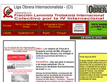 Tablet Screenshot of democraciaobrera.org